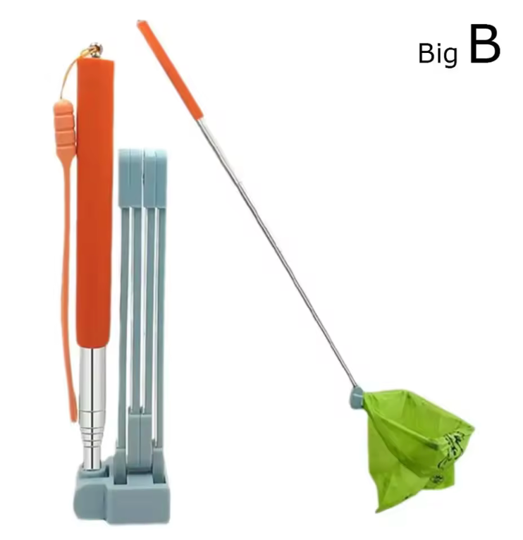 🐾 Poopriety™ Travel Scooper — Foldable, Hands-Free, and Hygienic